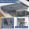 SNTD Dish Drying Rack for Kitchen Counter - Stainless Steel