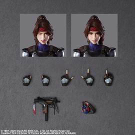 Final Fantasy VII Remake Play Arts Kai Jessie PVC Painted Action Figure