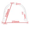 Lorababer Motorcycle Front Wheel Bumper Crash Bar Fender Protector Steel