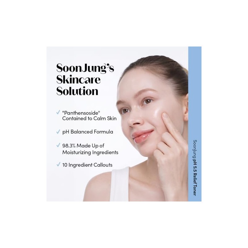 ETUDE HOUSE Soonjung pH5.5 - Tóner de alivio de 200