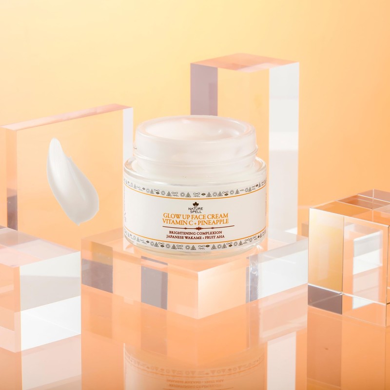 Nature Spell Vitamin C Face Cream Moisturiser 100ml, Radiant Face