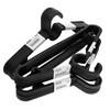 Ikea SPRUTTIG Lightweight Clothes Hangers, Black, Plastic, 39 Centimetres -
