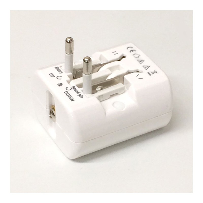 TI-164 A/C/O/SE/BF Type 2-gang Conversion Plug for International Travel