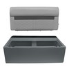 Wise 8WD100-1B-221 DLX Series 37" Pontoon Bench Seat - Base