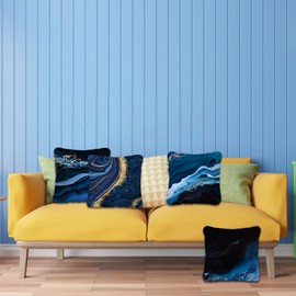 Betadistor Cushion Cover Outdoor Furniture Decorative Square Space Pattern Double Sided Printing Pillow Cover for Home Office Sofa Couch Car Garden 45 x 45cm, Space, 502-0039