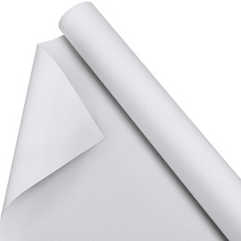 Kinlop Double Primed Cotton Canvas White Canvas Roll for Oil and Acrylic Paint (20 Feet x 24 Inch)