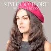 Basic Sense Plain Beret Hat 100% Wool French Beret Winter