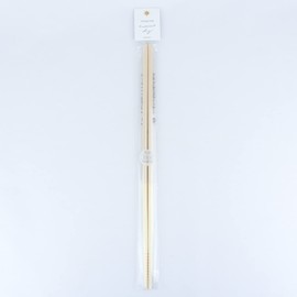 Ogishi Tadashi Shouten Cooking Chopsticks Long Bamboo Wood Saibashi 13 Inches Made in Japan (Beige)