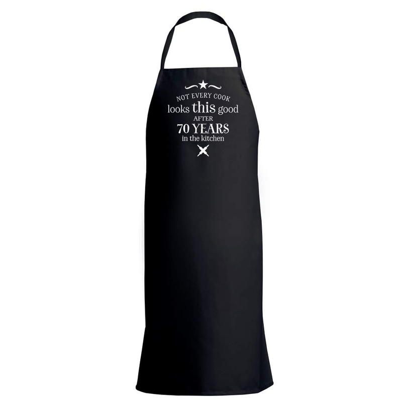 D Design Invent Print! 70th Birthday Apron Kitchen Cooking Gift