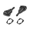 X AUTOHAUX Set of 2 car windscreen wipers, washer nozzles,
