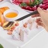IMIKEYA Set of 4 Horn Egg Spoons Drinks Stirring Spoon
