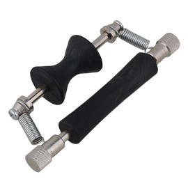 Yibuy Black +シルバーカーボンスチール+エレキアコースティックギター用ゴムローリングチューニングボリューム