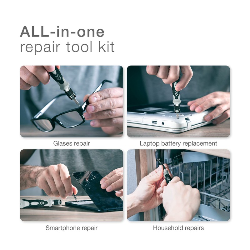 subtel® 122 PC Tool Kit for Electronics, Watch, Jewellery –