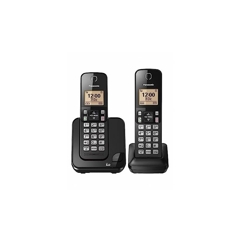 Panasonic TELEFONO INALAMBRICO Negro KX-TGC352MEB
