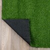Rugshop Artificial Solid Grass for Backyard, Garden, Patio, Balcony, Garage