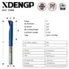XDENGP O Flute Up Cut Spiral Router Bit for CNC,