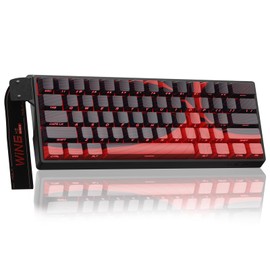 AULA WIN60 HE MAX - 60% Mechanical Gaming Keyboard Wired, Hall Effect Magnetic Switches Hot Swappable, Adjustable Actuation Rapid Trigger Mode, 8000 Hz Polling Rate, 60 Percent Keyboard Compact Design