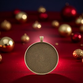 5 Pcs Bronze Extra Large 50 MM Pendant Base Trays 2 Inch Blank Settings Bezel Christmas Ornaments, Jewelry Making Charms, Art Beading and Jewelry Making