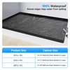 Under Sink Mat for Bathroom Waterproof, 28" x 19" Silicone