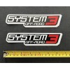 Unbranded 2 SYSTEM3 OFFROAD Decals Stickers overland adventure camping outdoors