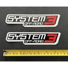 Unbranded 2 SYSTEM3 OFFROAD Decals Stickers overland adventure camping outdoors rv racing