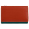 Golunski Graffiti RFID Safe Medium Leather Purse Multi Colour Waves