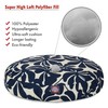 Navy Blue Plantation Small Round Indoor Outdoor Pet Dog Bed