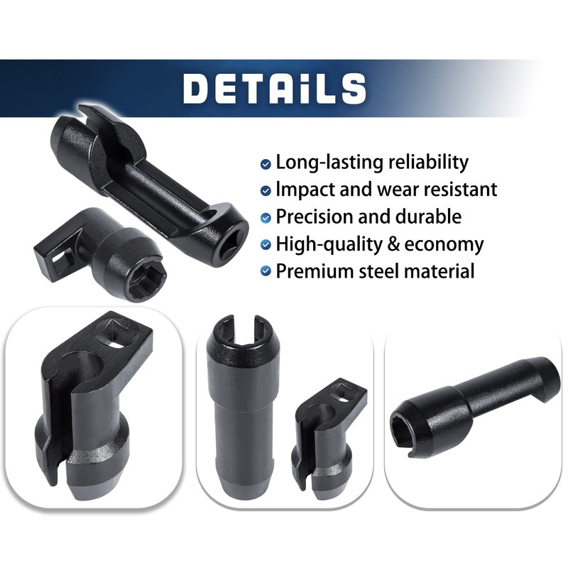 Fuel Injector Socket Set 17 mm 12 point Injector Line