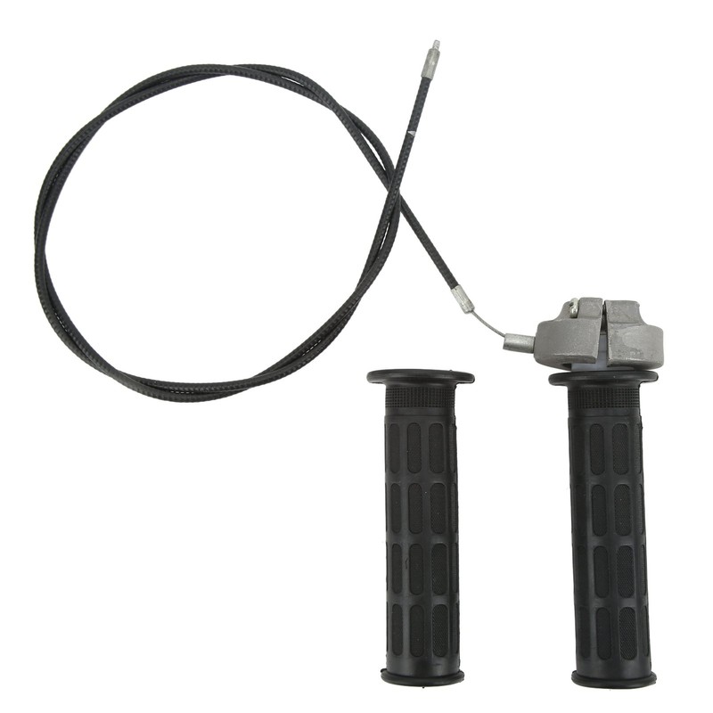 2PCs Twist Throttle Cable Handle Accelerator Handle Grips Replacement for