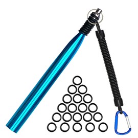 Wacky Rig Tool Wacky O-Rings for Wacky Rigging Soft Plastic Worms, Wacky Rigging Tool Fishing Bait Rigs, Wacky Worm Tool Silicone O Rings for Rubber Fishing Worms for Bass Fishing Wacky or Neko Rig