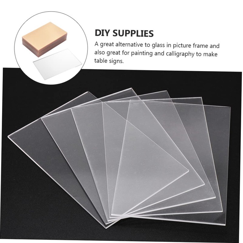 Ciieeo 10 Pcs Transparent Acrylic Multi Functional DIY Supplies for
