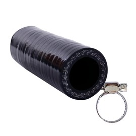 ASYXPCRH ID5/8"(16mm)Reinforced Silicone Bypass Cap Inside Length2.36"(60mm)High Temperature 4ply WallThickness 5mm With Clamp,Turbo Bypass Valve/Vacuum/Throttle Body Water Port/Heater Core/Fix Leak