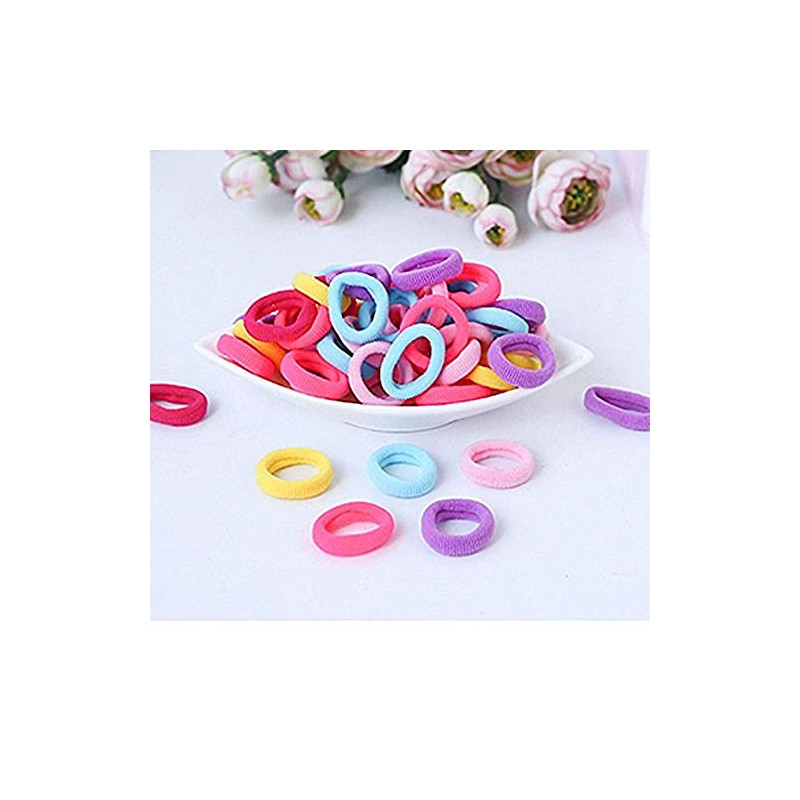 BetterJonny 500 Piezas Lazos del Pelo del Bebé, Ligas Elásticas