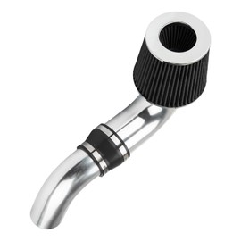 SIZZER Cold Air Intake Direct Fit 1996-2004 Chevy S10 4.3L V6 w/Filter Air Intake System Increase Horse Power and Torque - Black