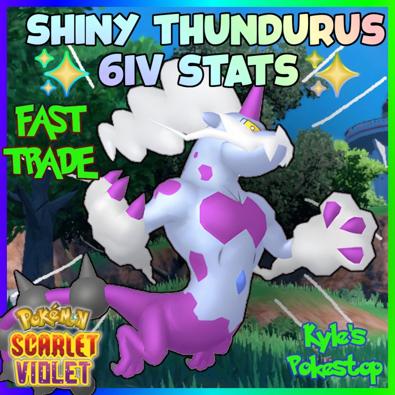6IV Shiny Thundurus+Enam