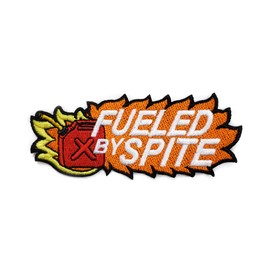 Kolorspun Fueled by Spite Patch - Parche bordado para planchar y coser