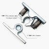 Double Roller Catch Spring, Door Hold Back Latch Easy Lock