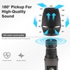 HWWR Wireless Microphones, Professional Dual Karaoke Microphones, Wireless Dynamic Microphone
