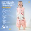 BETTERFUN - Saco de dormir para niños pequeños con pies