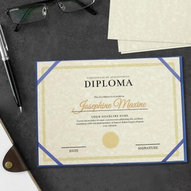 XXINMOH 100 Sheets Certificate Paper, Resume Paper, Stationary Paper, Printer-Friendly Parchment Paper for Certificates, Resumes, Diplomas (100 GSM Ivory 8.5 x 11 In) - Parchment Paper (Beige)