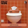 JOLLY WIPE Wet Wipes Flushable, Extra-Large Flushable Wipes for Adults,