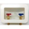 Washing Machine Valves with Outlet Box - 1/2" MIP x