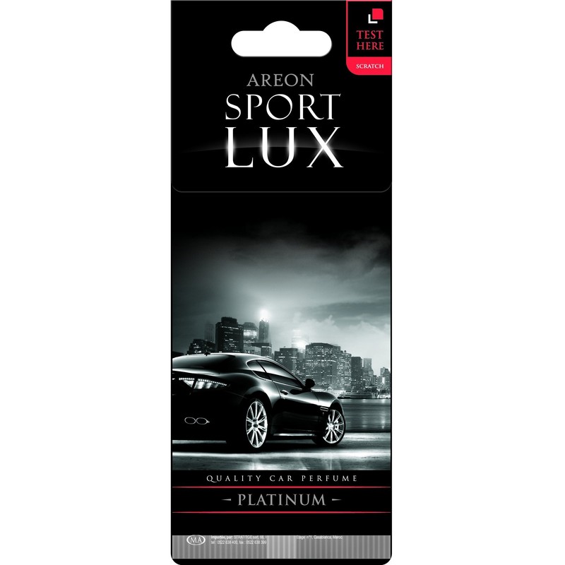 Areon Sport Lux Platinum Car Air Freshener Hanging Pack of