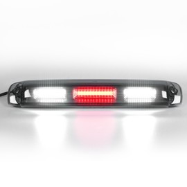 WahMOTOTin LED 3rd Third Brake Light-108 COB LEDs, Light Smoked Lens Compatible with 1999-2007 Chevy Silverado Sierra 1500/2500/3500 HD, Rear Cab Center Brake/Tail/Cargo Lamp Assembly w/Plug-N-Play