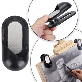 Sketch Pencil Grinder, Sketch Pencil Grinder with Painting Clip Pencil Sharpener Pointer Sketch Sandpaper