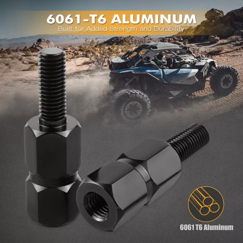 NICECNC 2PCS Lift Seat Riser Raise Kit For Can-Am Maverick