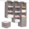 Wardrobe Hanging Storage Bag – Interlayer Drawer-Type Clothes Organizer for