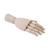 Namvo 7 Inch Wooden Hand Model Flexible Moveable Fingers Manikin
