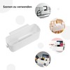 ARCPNRT Hanging Bed Organiser, Bed Organiser with Hooks, Orange Hanging