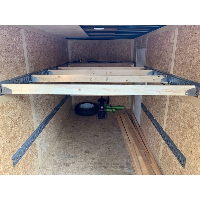 SNAP-LOC E-Track Wood Beam End Socket with Hinge 4-Pack, Logistic